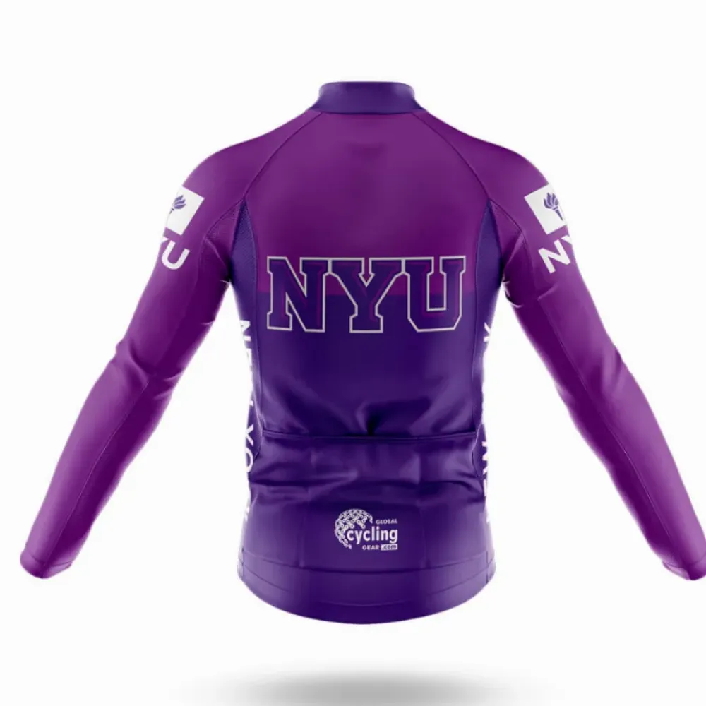 New York University Cycling Jersey Ver.2 Purple/White/Violet