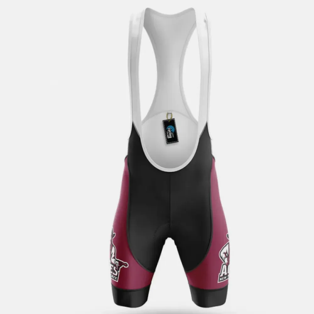 New Mexico State Aggies Long Sleeve Cycling Jersey Maroon/Black/Burgundy