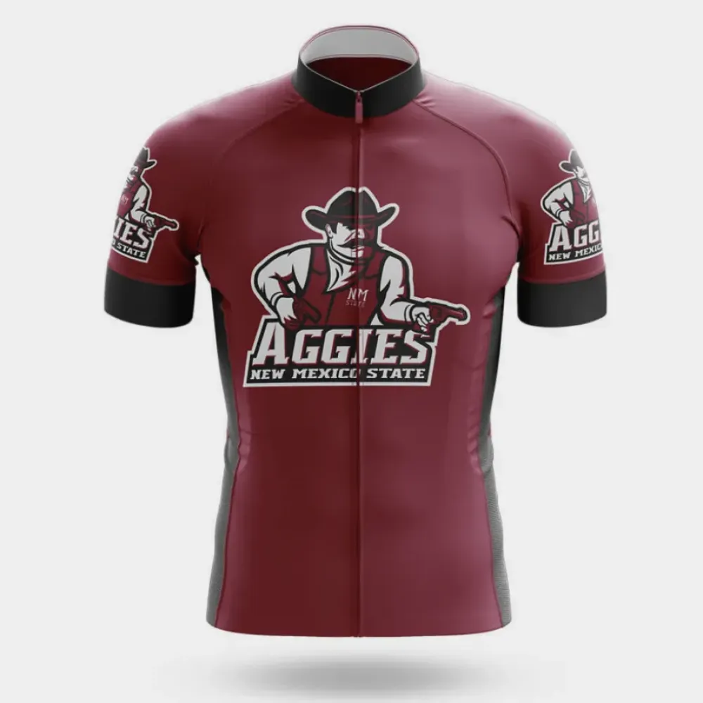 New Mexico State Aggies Cycling Bibs Comfortable Black/Purple/White