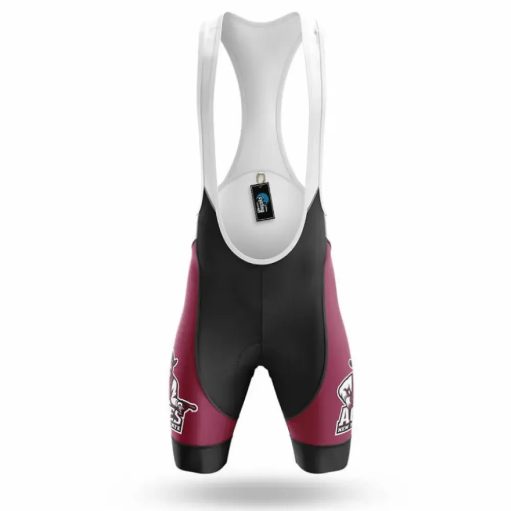 New Mexico State Aggies Cycling Bibs Comfortable Black/Purple/White
