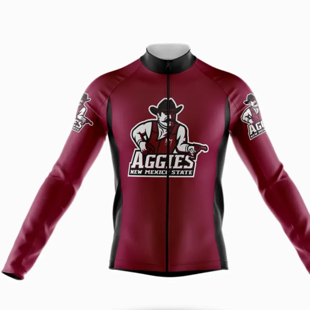 New Mexico State Aggies Cycling Bibs Comfortable Black/Purple/White