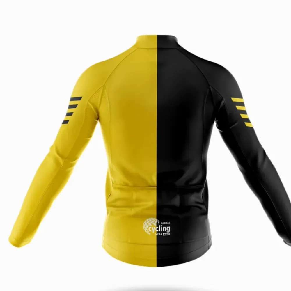 Cycling Kit Full Set Black/Yellow/White