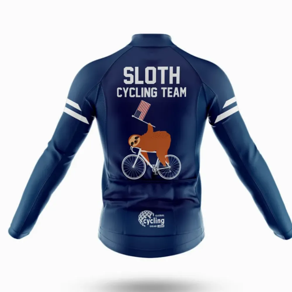 Sloth Cycling Team USA Navy/White/Grey