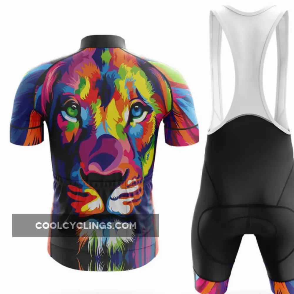 Lion Cycling Jersey Ver.3 Colorful Blue/Green/Purple