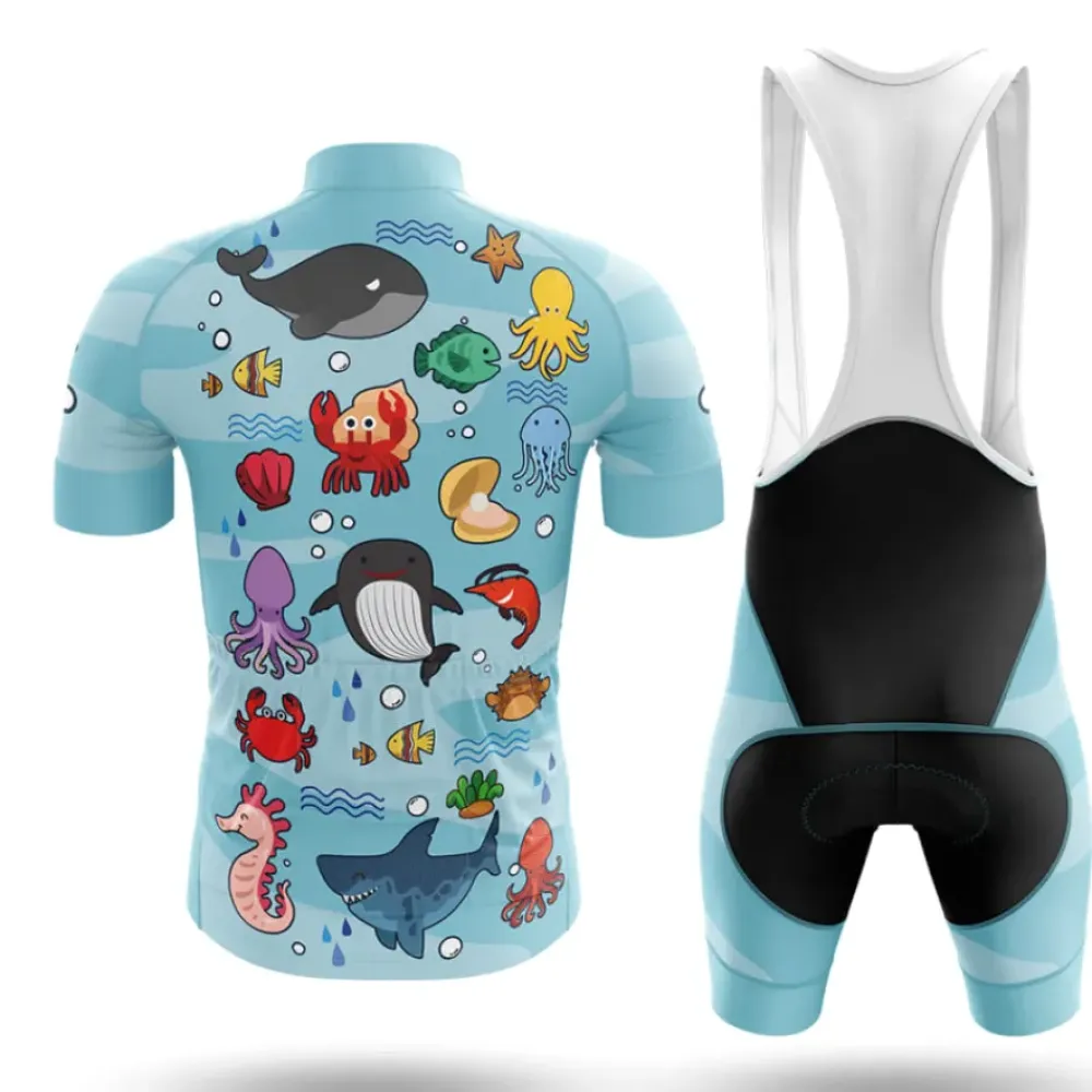 Giro Under The Sea Cycling Kit Full Set Blue/Black/Purple