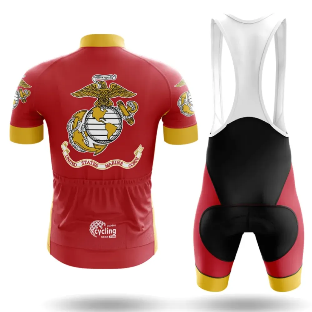 USMC Cycling Kit Military Red/Yellow/Black