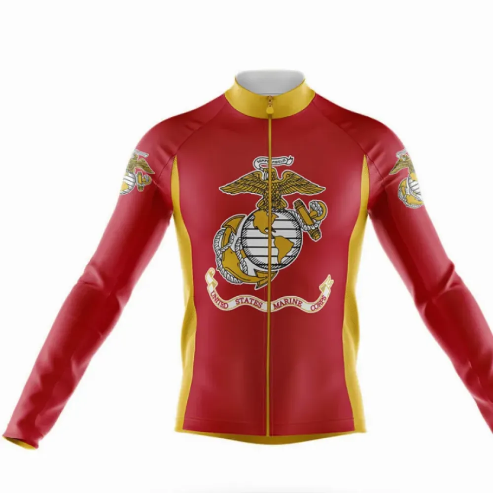 USMC Cycling Kit Military Red/Yellow/Black