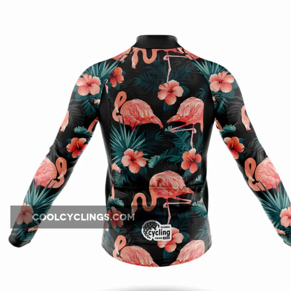 Cycling Bibs Flamingo Black/Pink/Green