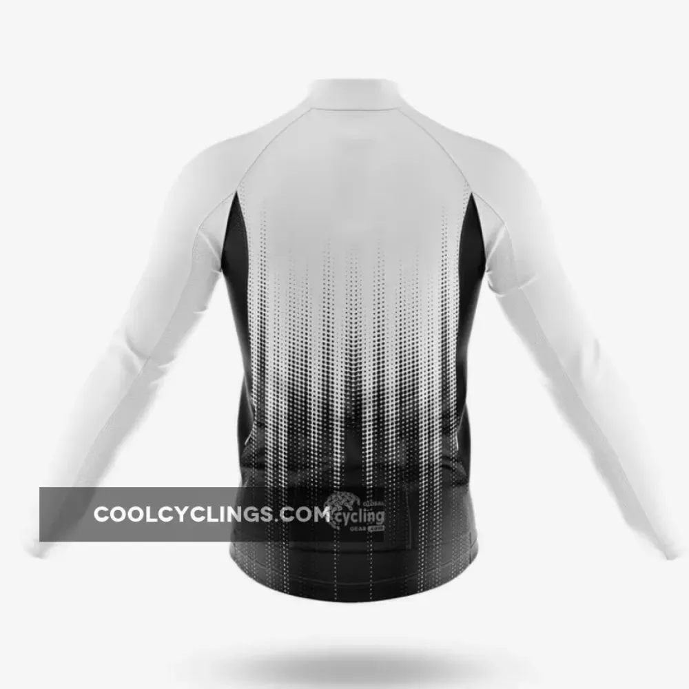 Suisse S14 Long Sleeve Cycling Jersey White/Black/Grey