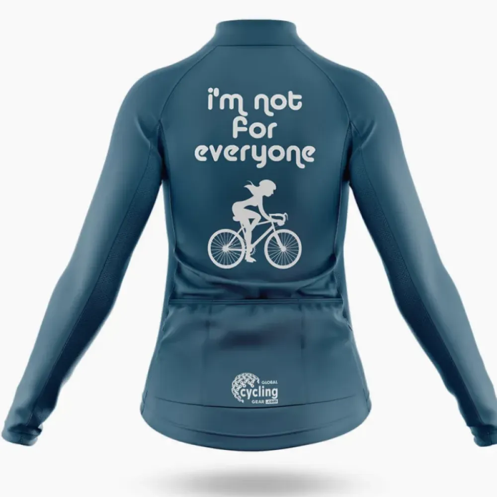 Not For Everyone Women's Cycling Kit Blue/Teal/Black