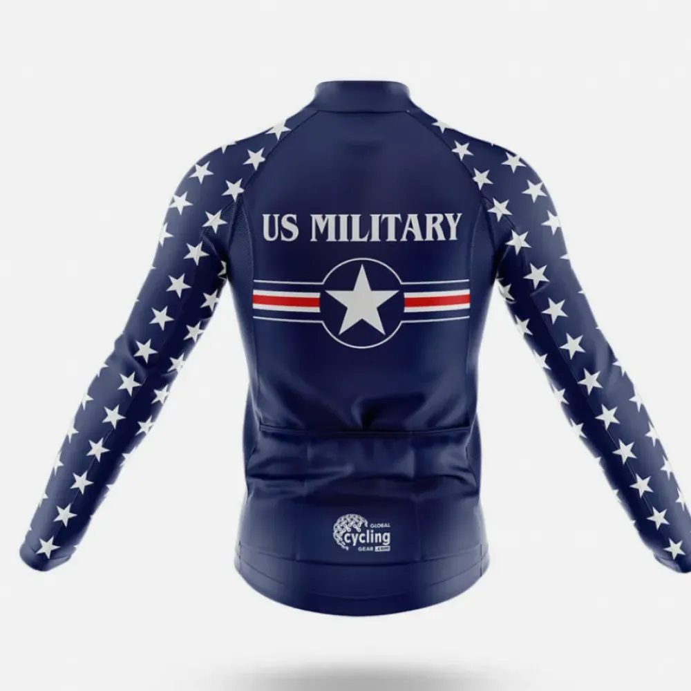 US Military Team Cycling Bibs Comfortable Navy/Red/White