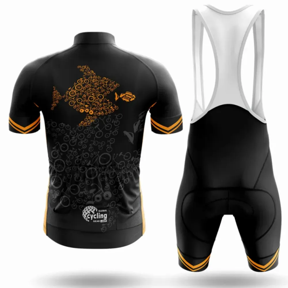 Bicycle Fish Long Sleeve Cycling Jersey //