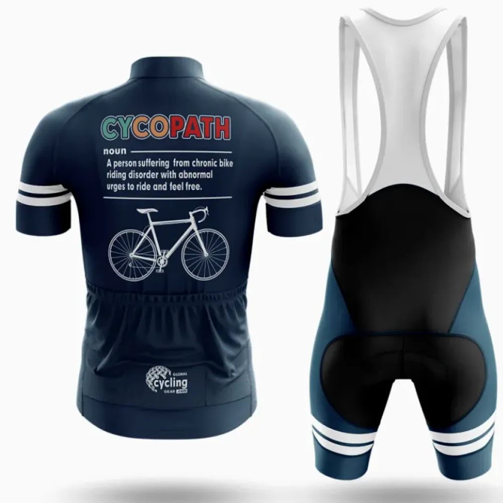 Cycopath V4 Cycling Kit Unique Design Navy/White/Grey