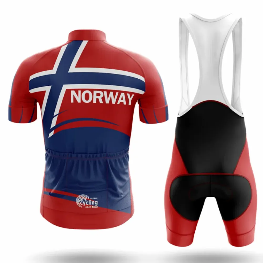 Norway Bold Flag Cycling Bibs //