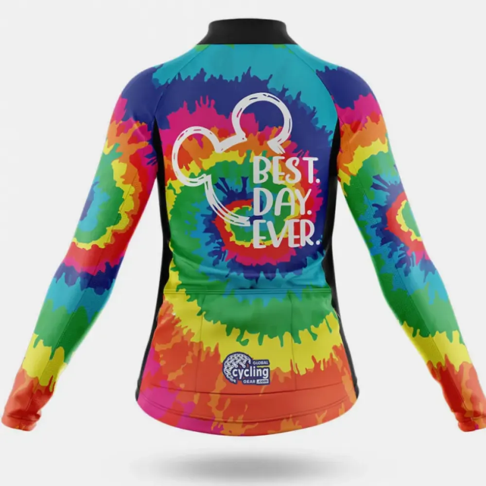 Cycling Shorts Best Day Ever Rainbow/Black/Green