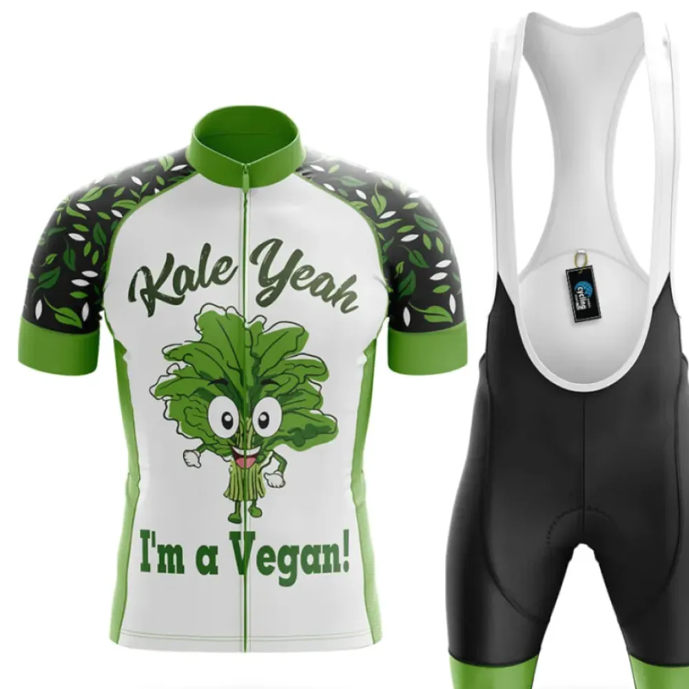 Cycling Kit Kale Yeah Green/White/Black