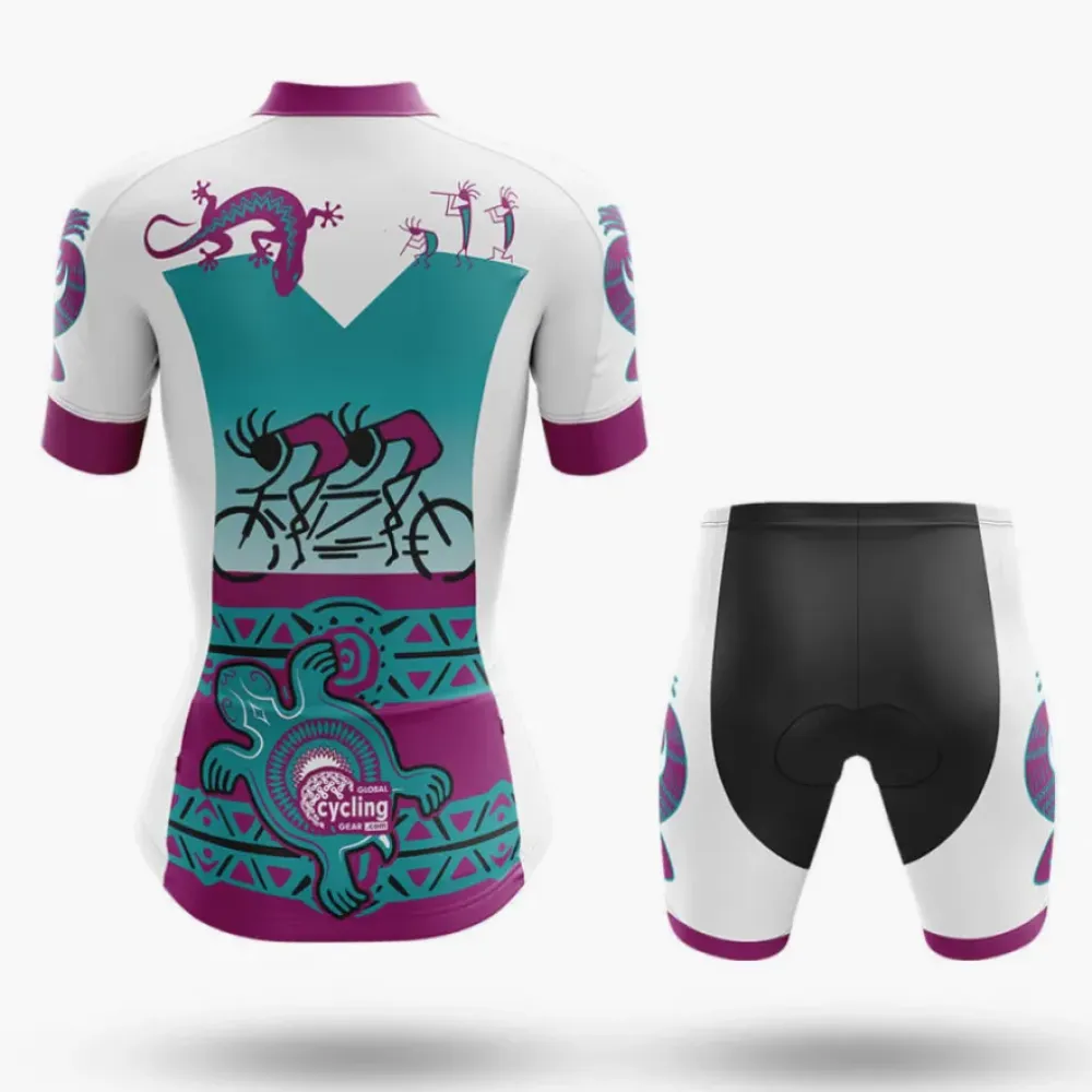 Kokopelli Cycling Team Long Sleeve Purple/Teal/White