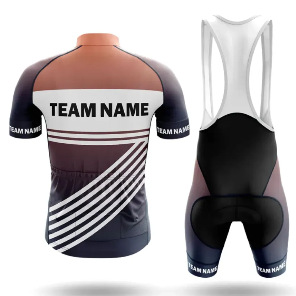 Cycling Bibs S3 Custom Team Name Cream/Black/White