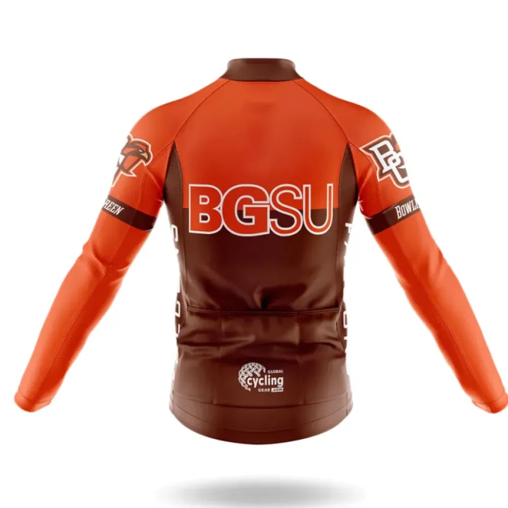 Bowling Green State University Cycling Jersey Version 2 Brown/Orange/Green