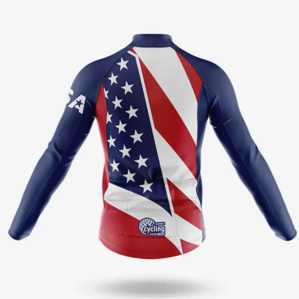 USA Flag Cycling Kit Stars and Stripes Navy/Red/White