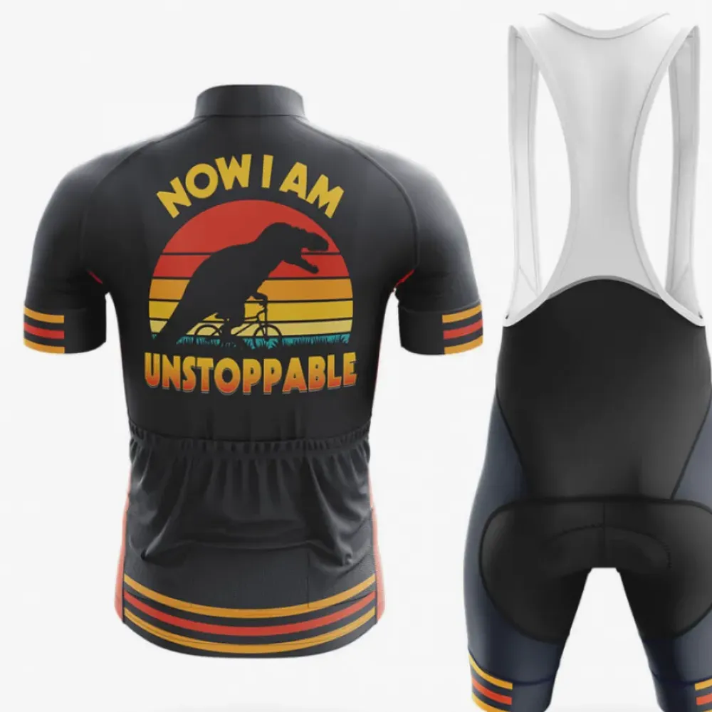 Cycling Bibs Unstoppable Navy/Orange/White