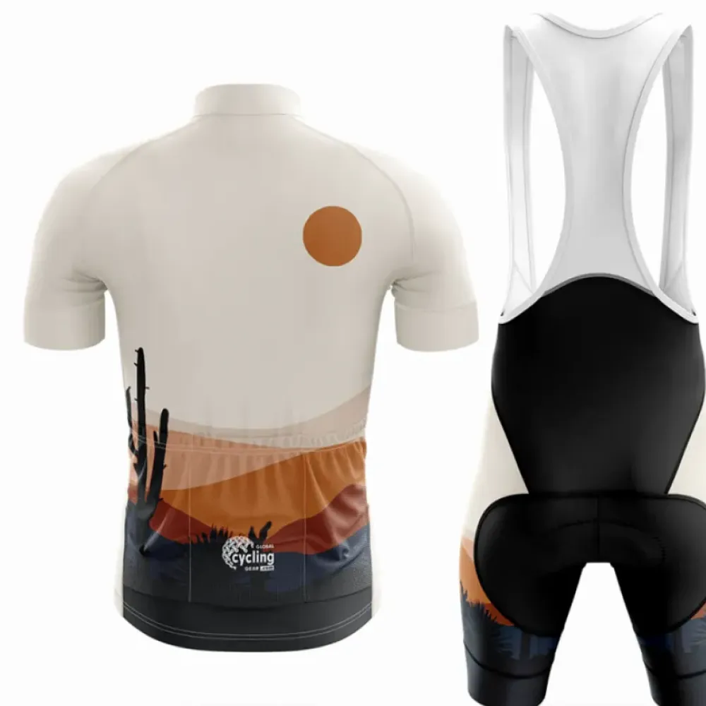 Cycling Bibs Boho Painting Black/White/Brown