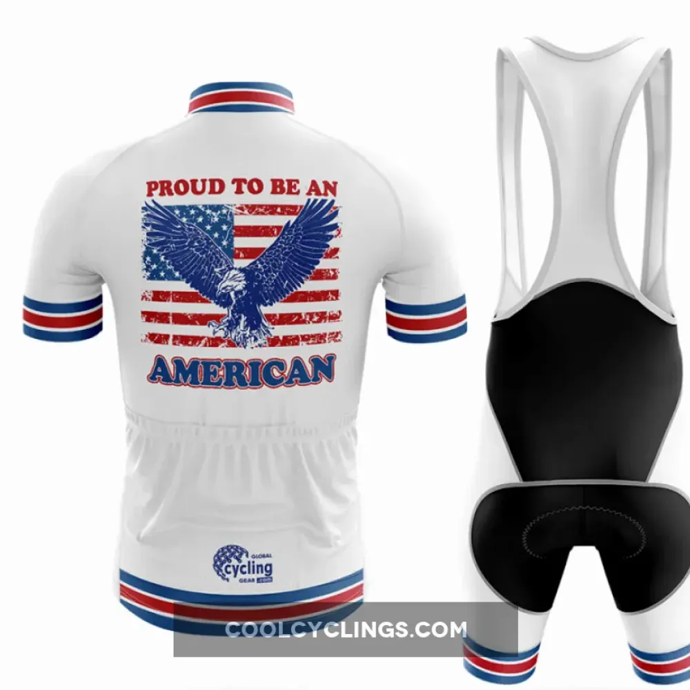 American Pride Cycling Jersey White/Red/Blue