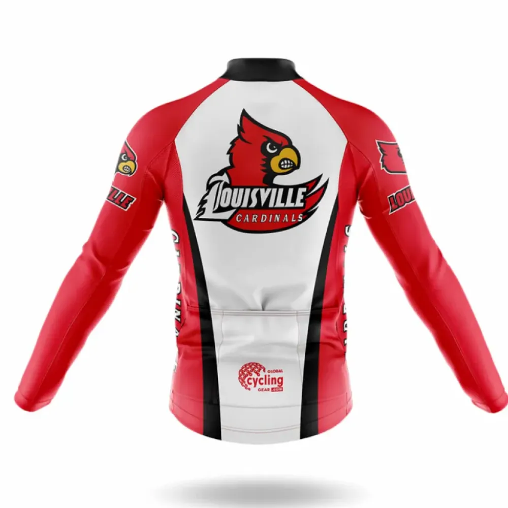 Louisville Cardinals Cycling Kit Full Set Red/White/Black