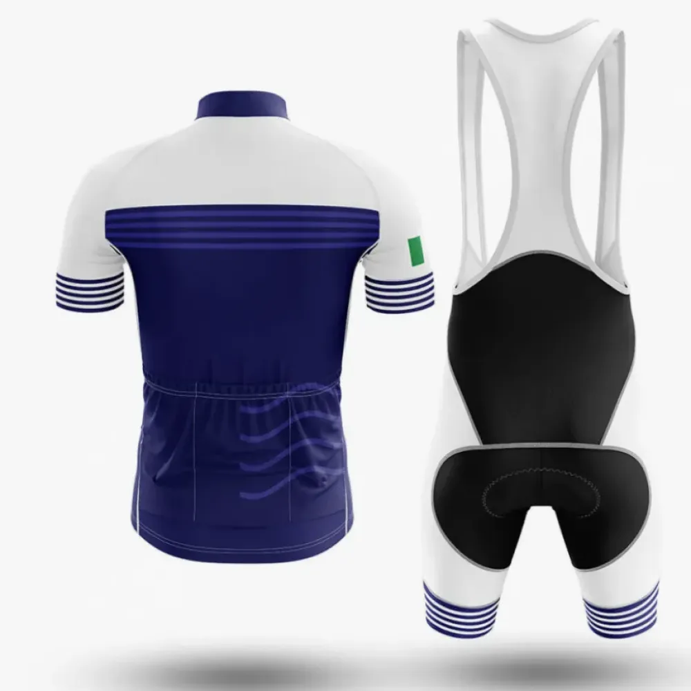 Italy V19 Cycling Jersey Navy/White/Green