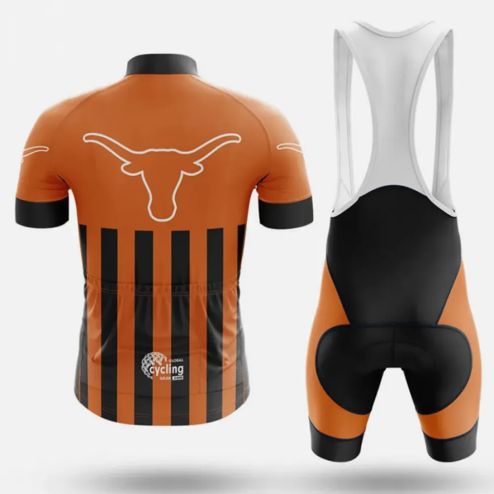 Texas Longhorns Cycling Kit Full Set Orange/Black/White