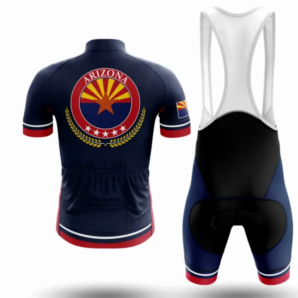Arizona V19 Cycling Jersey Navy/Red/Yellow