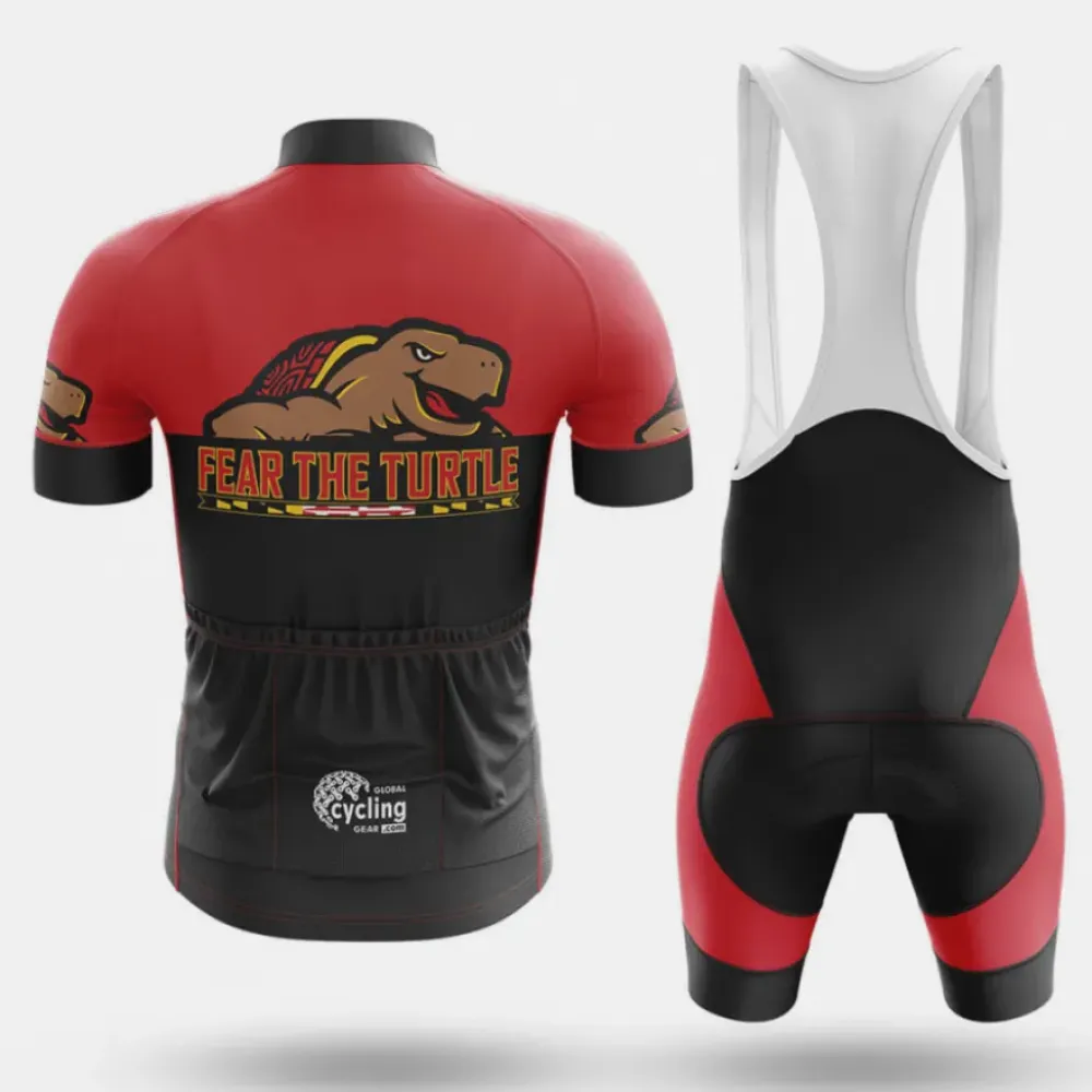 Fear The Turtle Cycling Kit Bold Red/Black/White