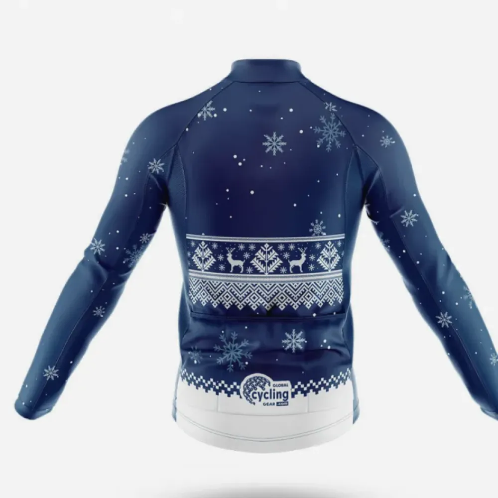Cycling Kit Suisse Xmas Navy/White/Blue