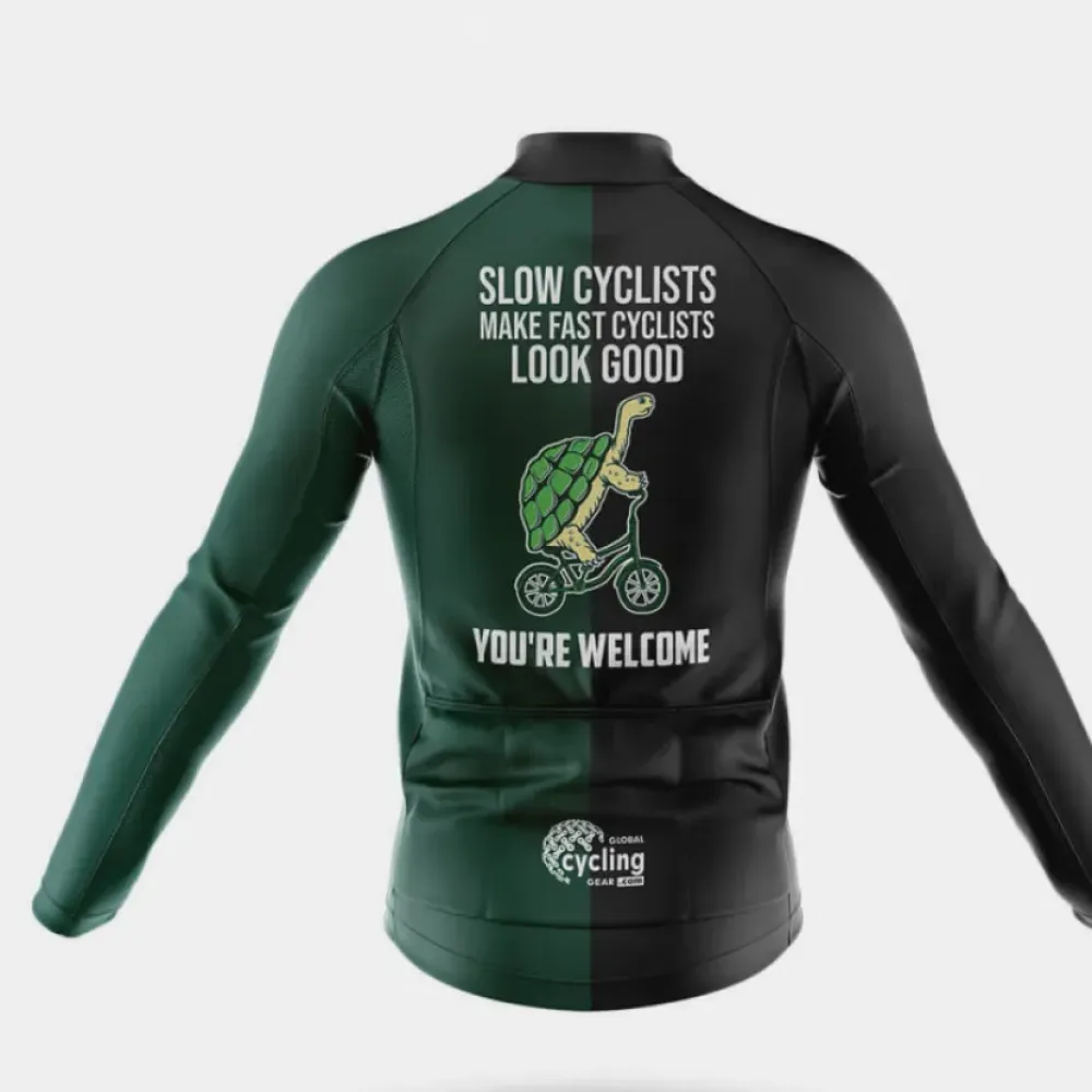 Cycling Kit V6 Slow Cyclists Green/Black/White
