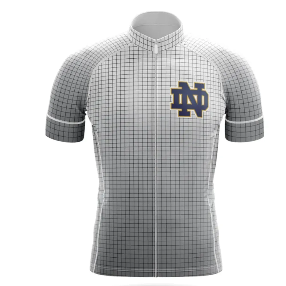 Notre Dame Cycling Kit Retro Gray/White/Black