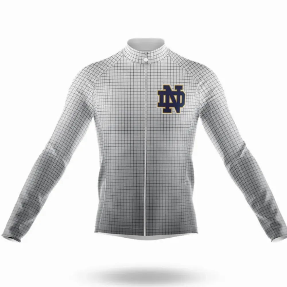 Notre Dame Cycling Kit Retro Gray/White/Black