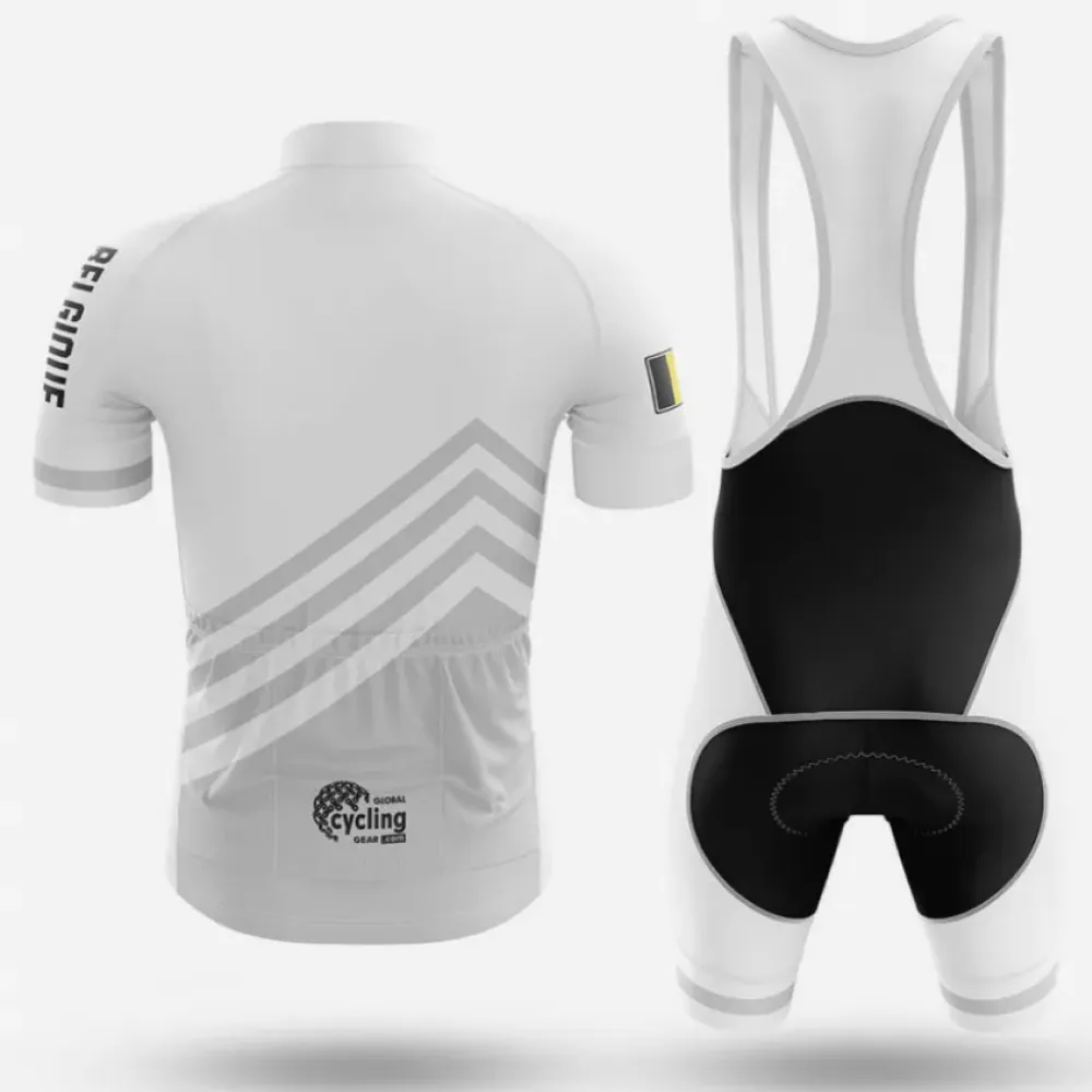 Belgique S5 White Cycling Jersey //
