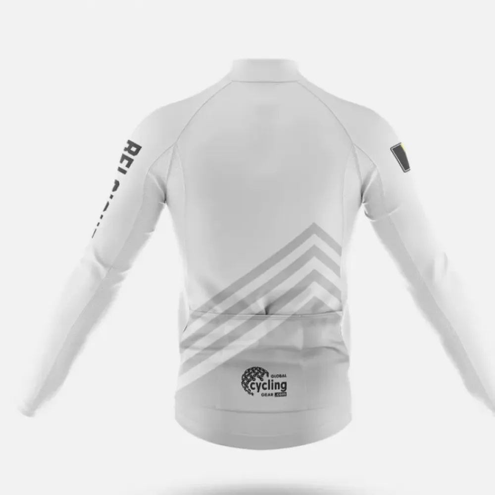 Belgique S5 White Cycling Jersey //