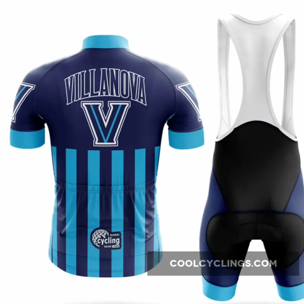 Villanova University USA Cycling Jersey Blue/Black/Turquoise