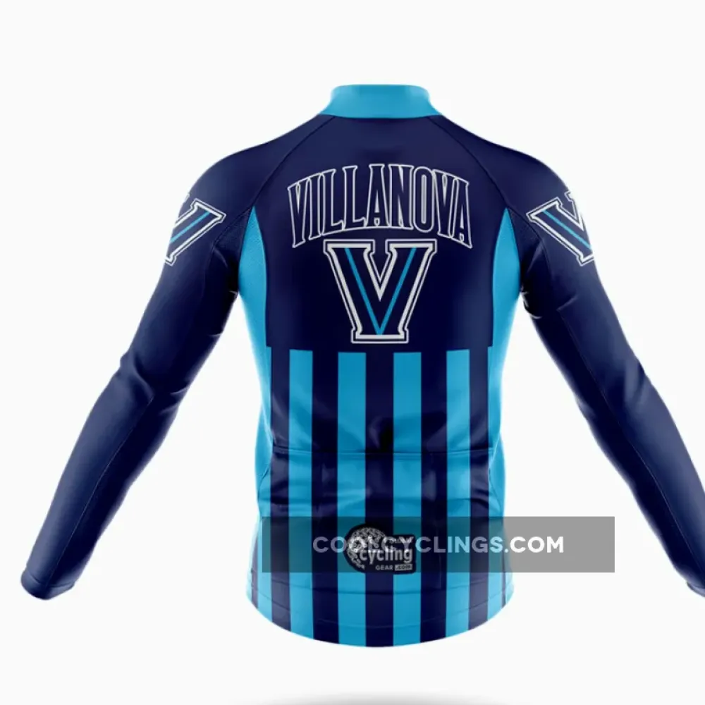 Villanova University USA Cycling Jersey Blue/Black/Turquoise