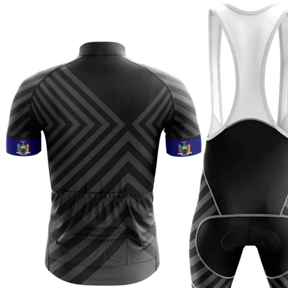 New York V13 Black Cycling Bibs //