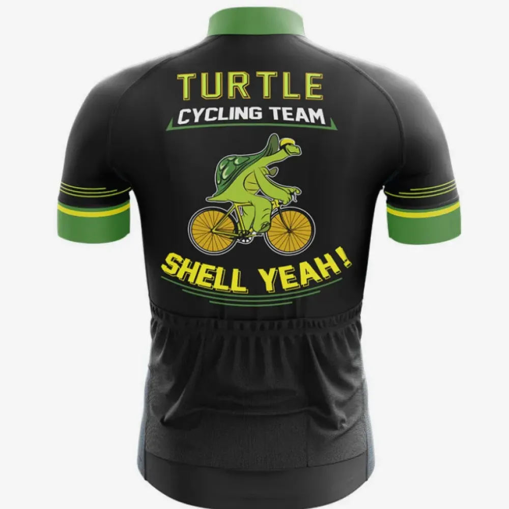 Turtle Cycling Team Therapy Black/Yellow/Gold