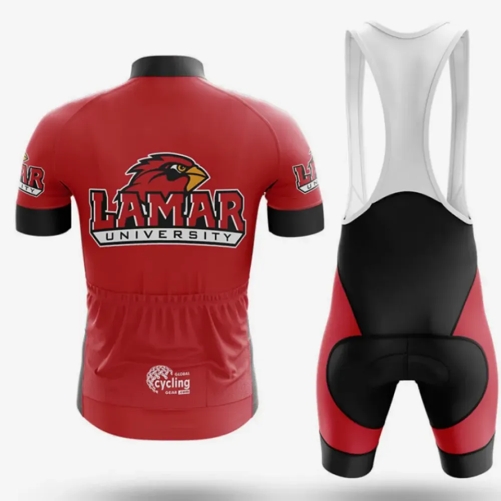 Lamar Cardinals Cycling Jersey Red/Black/Grey
