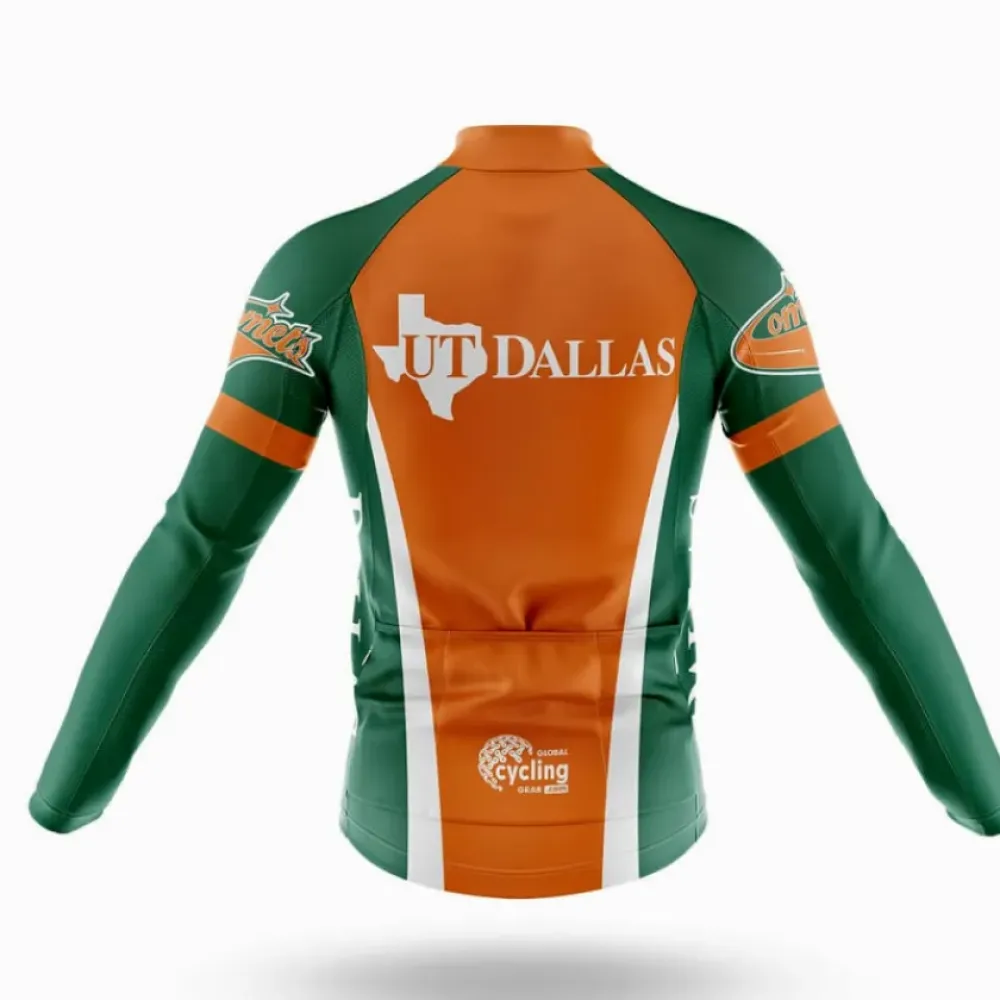 University of Texas at Dallas Cycling Bibs Comfortable Green/Orange/White