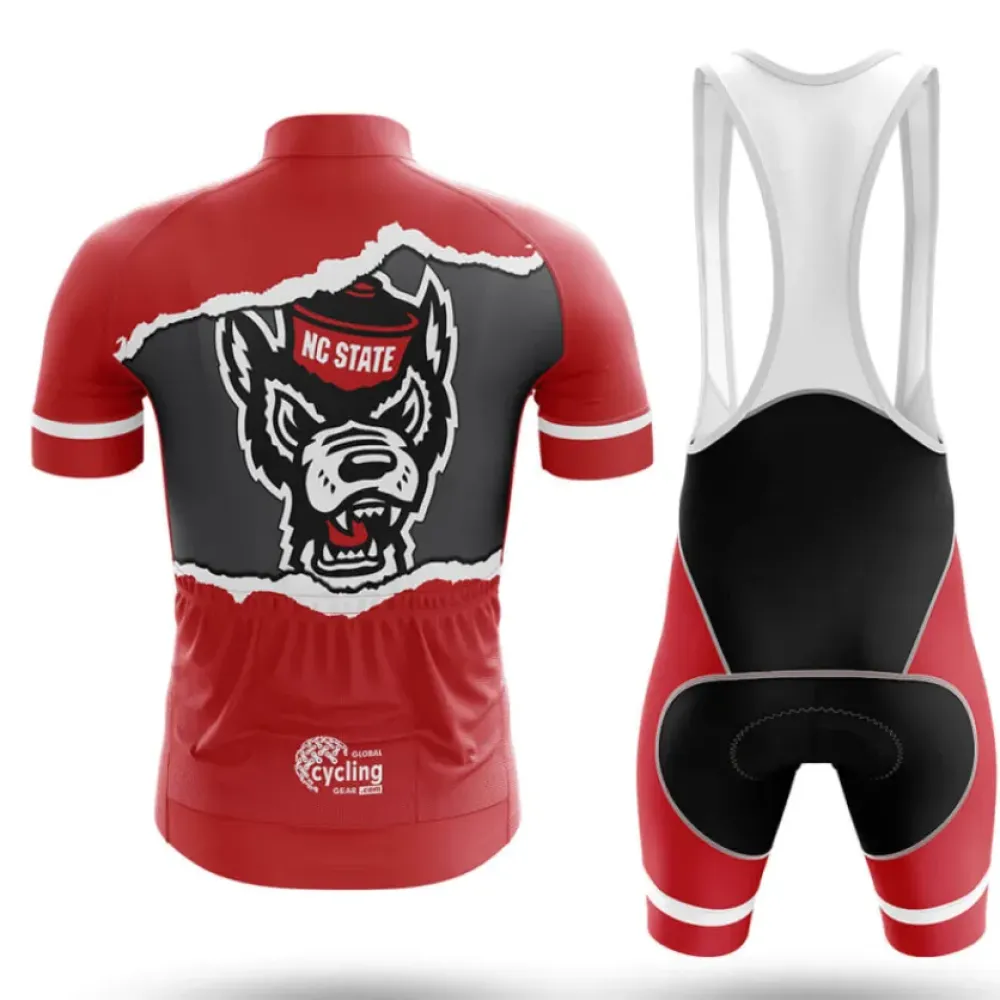 North Carolina State University Cycling Jersey Wildcat Red/Black/White