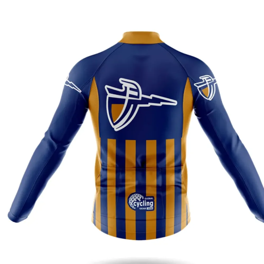 California Baptist University Cycling Kit USA Navy/Gold/White