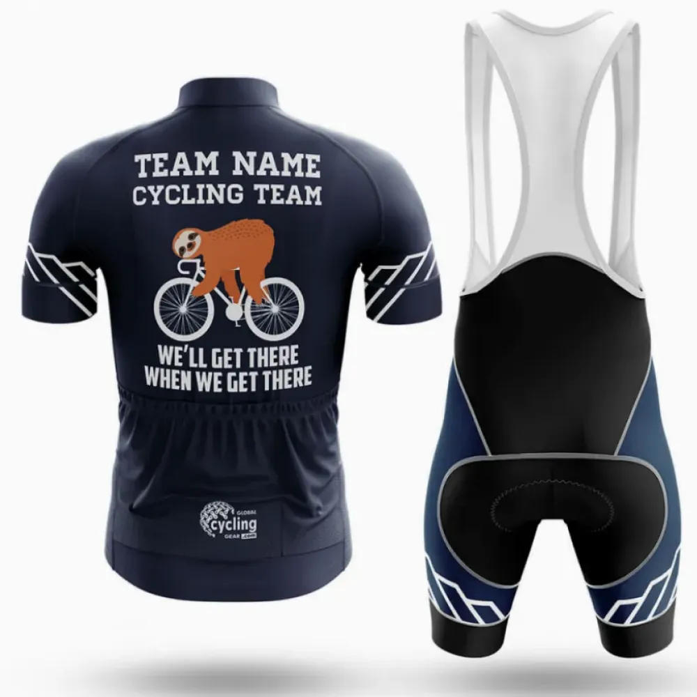 Cycling Bibs Custom Team Name Navy/White/Black