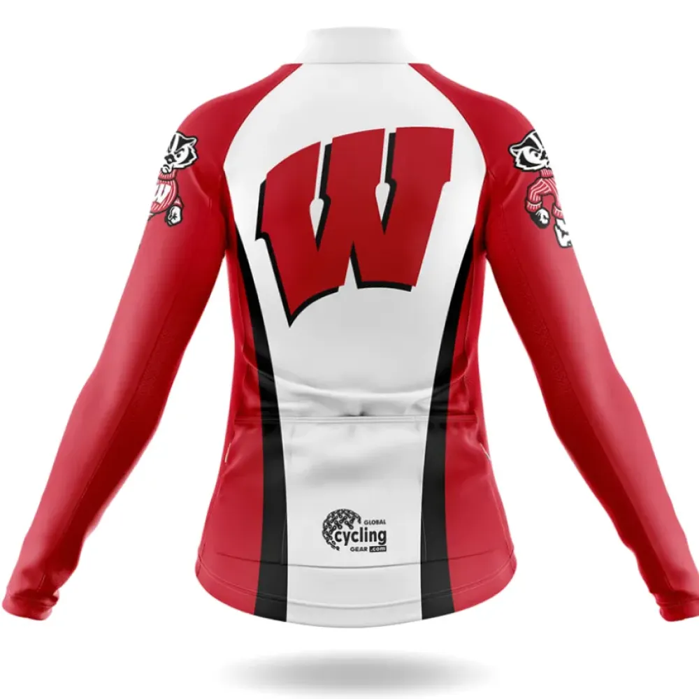 Wisconsin Badgers Cycling Kit Full Set Red/White/Black