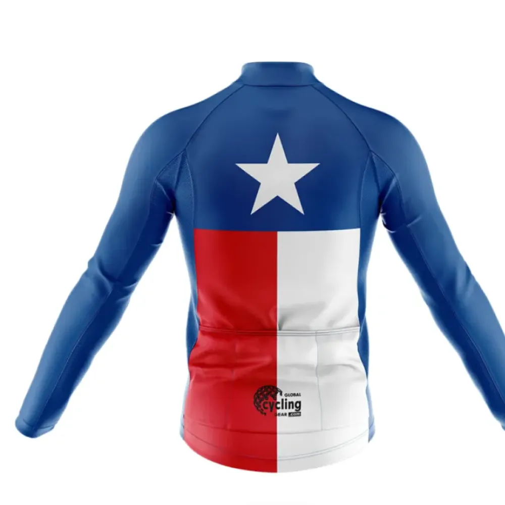 Texas Cycling Bibs Comfortable Blue/White/Black
