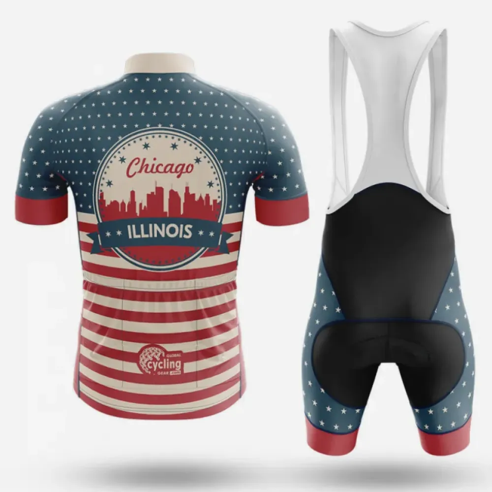 RetroSpin Chicago Jersey Stars/Stripes/Red